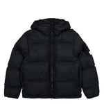 Stone Island Ripstop CORDURA® Tear Resistant Down Jacket With Detachable Hood Black Jackets L2S154100013-S0483 V0029 Detail View 1 | GATE