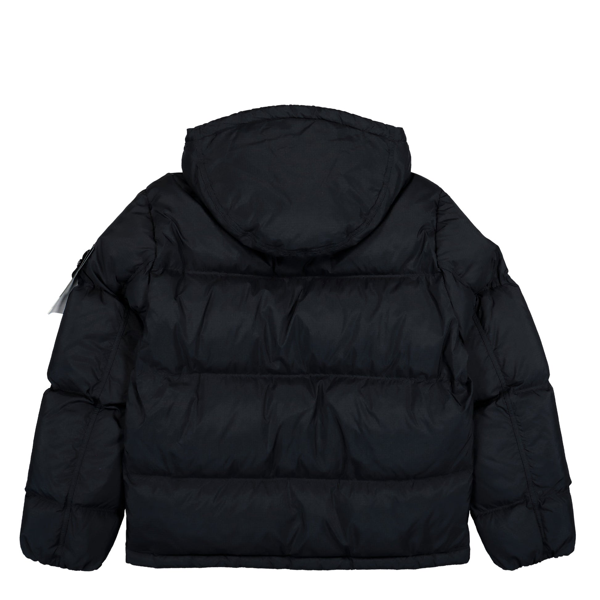 Stone Island Ripstop CORDURA® Tear Resistant Down Jacket With Detachable Hood Black Jackets L2S154100013-S0483 V0029 Detail View 2 | GATE