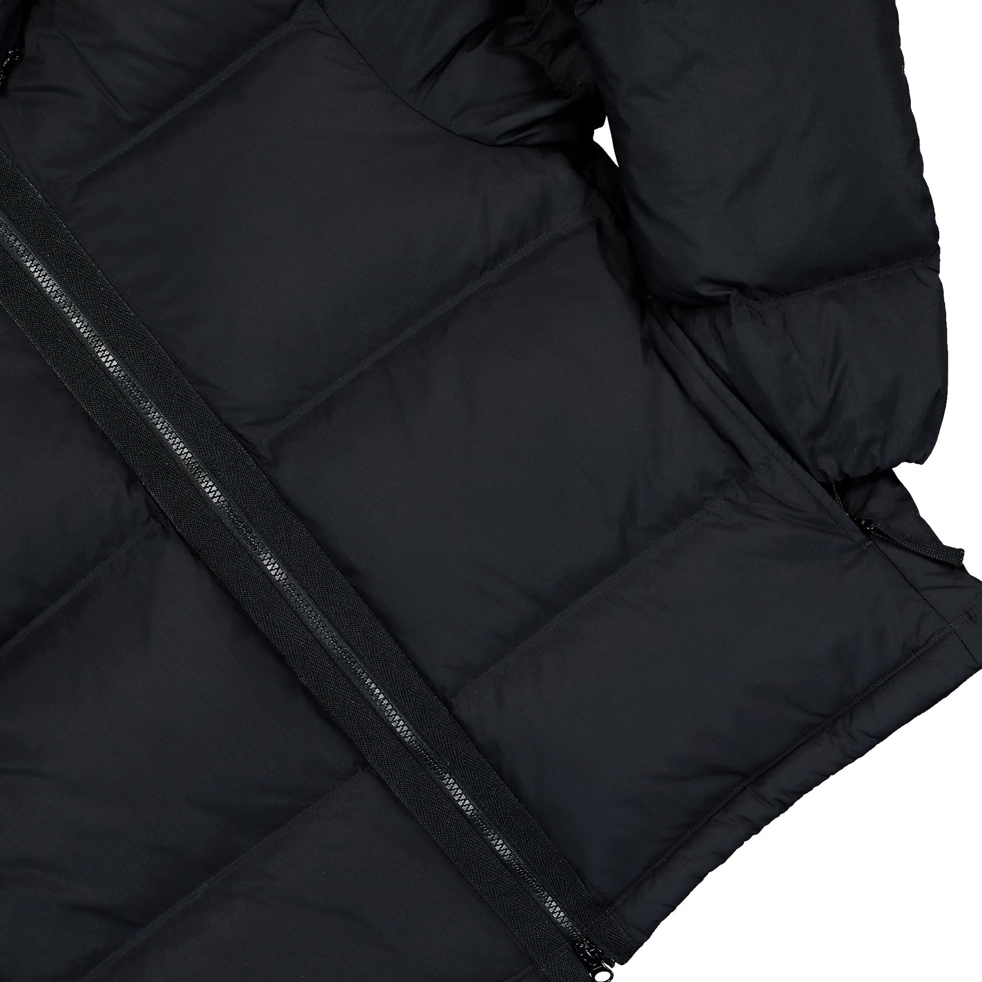 Stone Island Ripstop CORDURA® Tear Resistant Down Jacket With Detachable Hood Black Jackets L2S154100013-S0483 V0029 Detail View 5 | GATE
