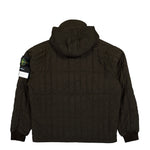 Stone Island Ultralight Nylon Quilted-TC Padded Hooded Jacket With Anti Drop Grey Jackets L2S154100015-S0418 V0078 Detail View 2 | GATE