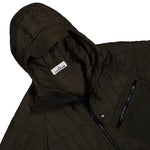 Stone Island Ultralight Nylon Quilted-TC Padded Hooded Jacket With Anti Drop Grey Jackets L2S154100015-S0418 V0078 Detail View 3 | GATE