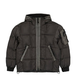 Stone Island Hooded Down Jacket W Wind Resistance And Anti Drop Lead Grey Jackets L2S154100034-S0A23 V0062 Detail View 1 | GATE