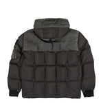 Stone Island Hooded Down Jacket W Wind Resistance And Anti Drop Lead Grey Jackets L2S154100034-S0A23 V0062 Detail View 2 | GATE