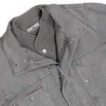 Stone Island Mineral Dyed Cotton Gabardine-TC Jacket W Removable Vest Grey Jackets L2S154100064-S00T4 V0060 Detail View 3 | GATE