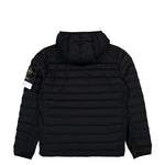 Stone Island Seamless Tunnel Hooded Down Jacket With Anti Drop Finish Black Jackets L2S154100107-S0183 V0029 Detail View 2 | GATE