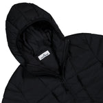 Seamless Tunnel Hooded Down Jacket With Anti Drop Finish