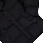 Stone Island Garment Dyed Crinkle Reps NY Down Jacket With Wind Resistance Black Jackets L2S154100109-S0A23 V0029 Detail View 4 | GATE
