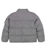 Stone Island Garment Dyed Crinkle Reps NY Down Jacket With Wind Resistance Grey Jackets L2S154100109-S0A23 V0060 Detail View 2 | GATE