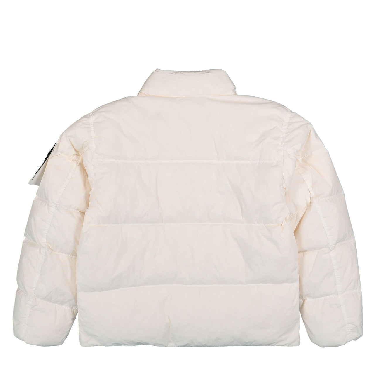 Stone Island Garment Dyed Crinkle Reps NY Down Jacket With Wind Resistance Ivory Jackets L2S154100109-S0A23 V0093 Detail View 1 | GATE