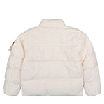 Stone Island Garment Dyed Crinkle Reps NY Down Jacket With Wind Resistance Ivory Jackets L2S154100109-S0A23 V0093 Detail View 2 | GATE