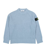 Stone Island Loose-Fit Crewneck Jumper With Raglan Sleeves Ash Grey Knits L2S155100001-S0N17 V0049 Detail View 1 | GATE
