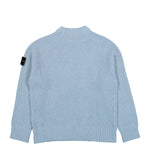 Stone Island Loose-Fit Crewneck Jumper With Raglan Sleeves Ash Grey Knits L2S155100001-S0N17 V0049 Detail View 2 | GATE
