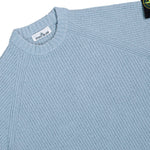 Stone Island Loose-Fit Crewneck Jumper With Raglan Sleeves Ash Grey Knits L2S155100001-S0N17 V0049 Detail View 3 | GATE
