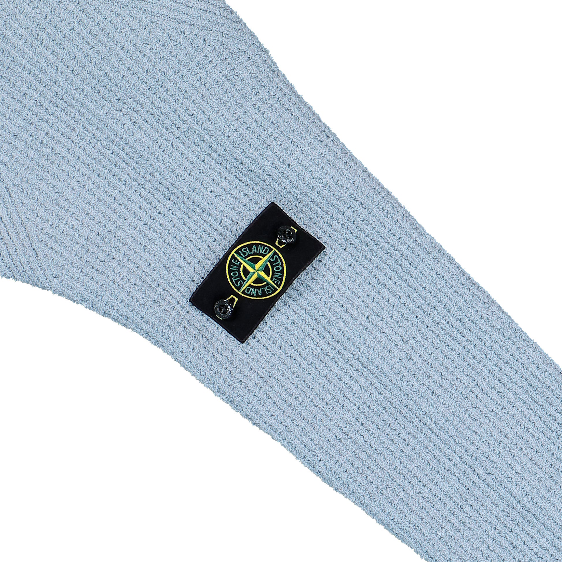 Stone Island Loose-Fit Crewneck Jumper With Raglan Sleeves Ash Grey Knits L2S155100001-S0N17 V0049 Detail View 4 | GATE
