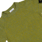 Stone Island Loose-Fit Knitted Crew Neck Jumper Cactus Melange Sweatshirts L2S155100013-S0N16 V0M5R Detail View 3 | GATE