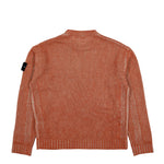 Stone Island Loose-Fit Crewneck Jumper With Contrast Stitch Details Burnt Orange Knits L2S155100016-S00Z8 V003B Detail View 2 | GATE

