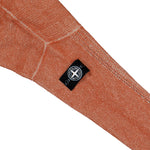 Stone Island Loose-Fit Crewneck Jumper With Contrast Stitch Details Burnt Orange Knits L2S155100016-S00Z8 V003B Detail View 4 | GATE
