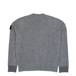 Stone Island Knitted Crewneck Wool Sweater Grey Sweatshirts L2S155100050-S0N22 V0M60 Detail View 2 | GATE