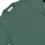 Stone Island Lambswool Crewneck Jumper W Ribbed Trims Ocean Green Sweatshirts L2S155100072-S00A3 V005T Detail View 3 | GATE