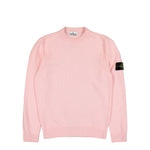 Stone Island Lambswool Crewneck Jumper W Ribbed Trims Antique Rose Sweatshirts L2S155100072-S00A3 V0082 Detail View 1 | GATE