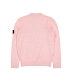 Stone Island Lambswool Crewneck Jumper W Ribbed Trims Antique Rose Sweatshirts L2S155100072-S00A3 V0082 Detail View 2 | GATE