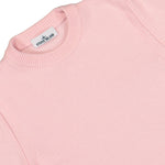 Stone Island Lambswool Crewneck Jumper W Ribbed Trims Antique Rose Sweatshirts L2S155100072-S00A3 V0082 Detail View 3 | GATE