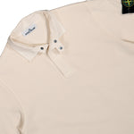 Stone Island Polo Collar Sweatshirt W Snap Placket Ivory Sweatshirts L2S156100001-S0406 V0093 Detail View 3 | GATE
