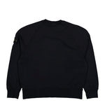 Stone Island Oversized Crewneck Sweatshirt With Raglan Sleeves Black  Sweatshirts L2S156100008-S0051 V0029 Detail View 2 | GATE

