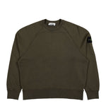Stone Island Oversized Crewneck Sweatshirt With Raglan Sleeves Coal Grey Sweatshirts L2S156100008-S0051 V0078 Detail View 1 | GATE
