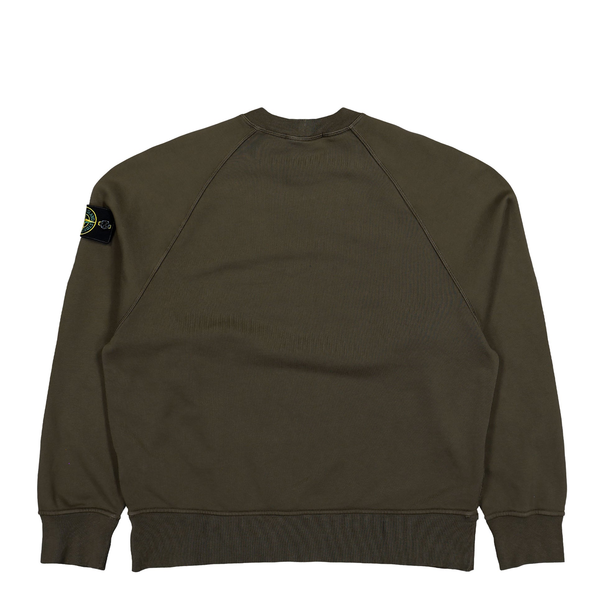 Stone Island Oversized Crewneck Sweatshirt With Raglan Sleeves Coal Grey Sweatshirts L2S156100008-S0051 V0078 Detail View 2 | GATE
