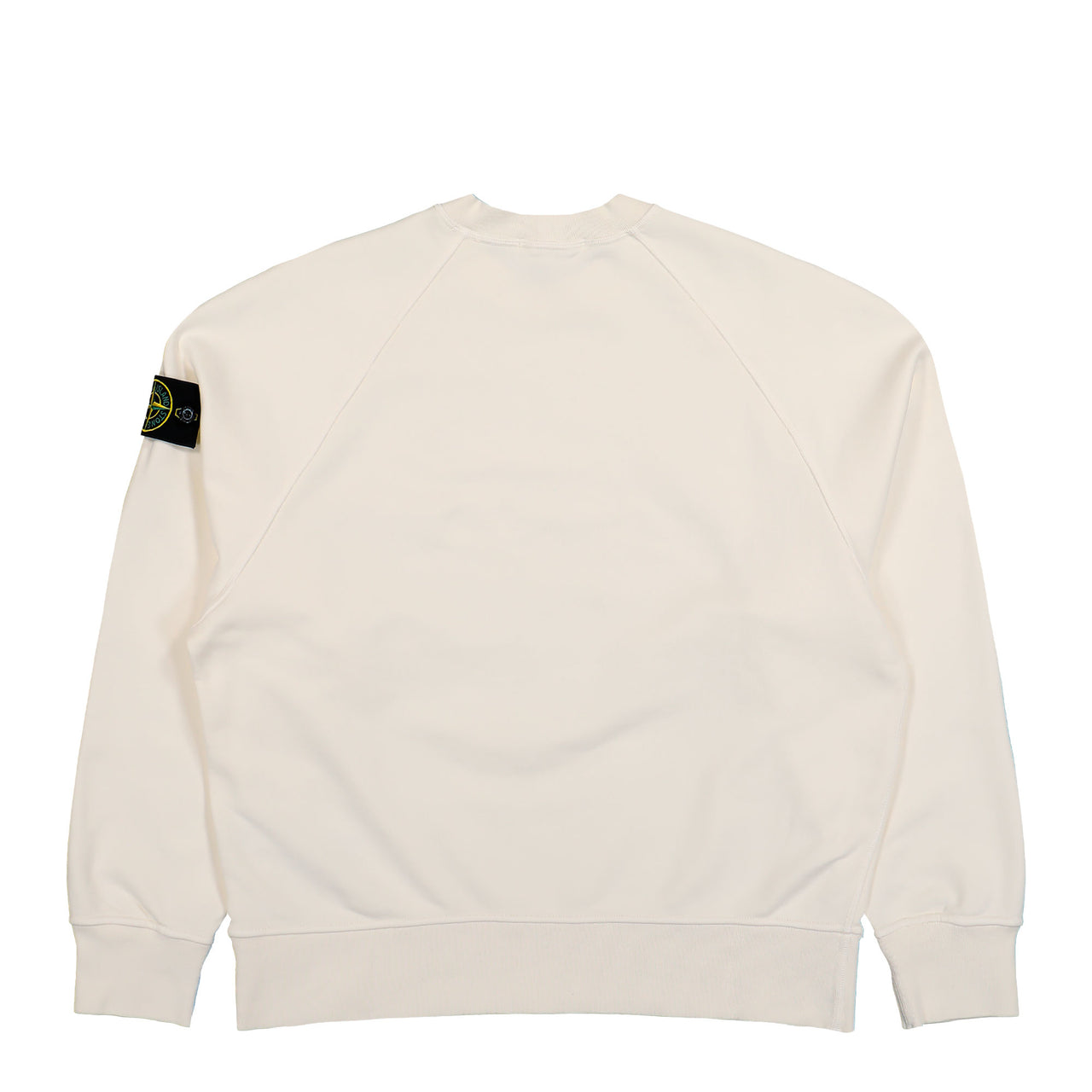 Stone Island Oversized Crewneck Sweatshirt With Raglan Sleeves Ivory  Sweatshirts L2S156100008-S0051 V0093 Detail View 1 | GATE
