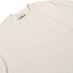 Stone Island Oversized Crewneck Sweatshirt With Raglan Sleeves Ivory  Sweatshirts L2S156100008-S0051 V0093 Detail View 3 | GATE
