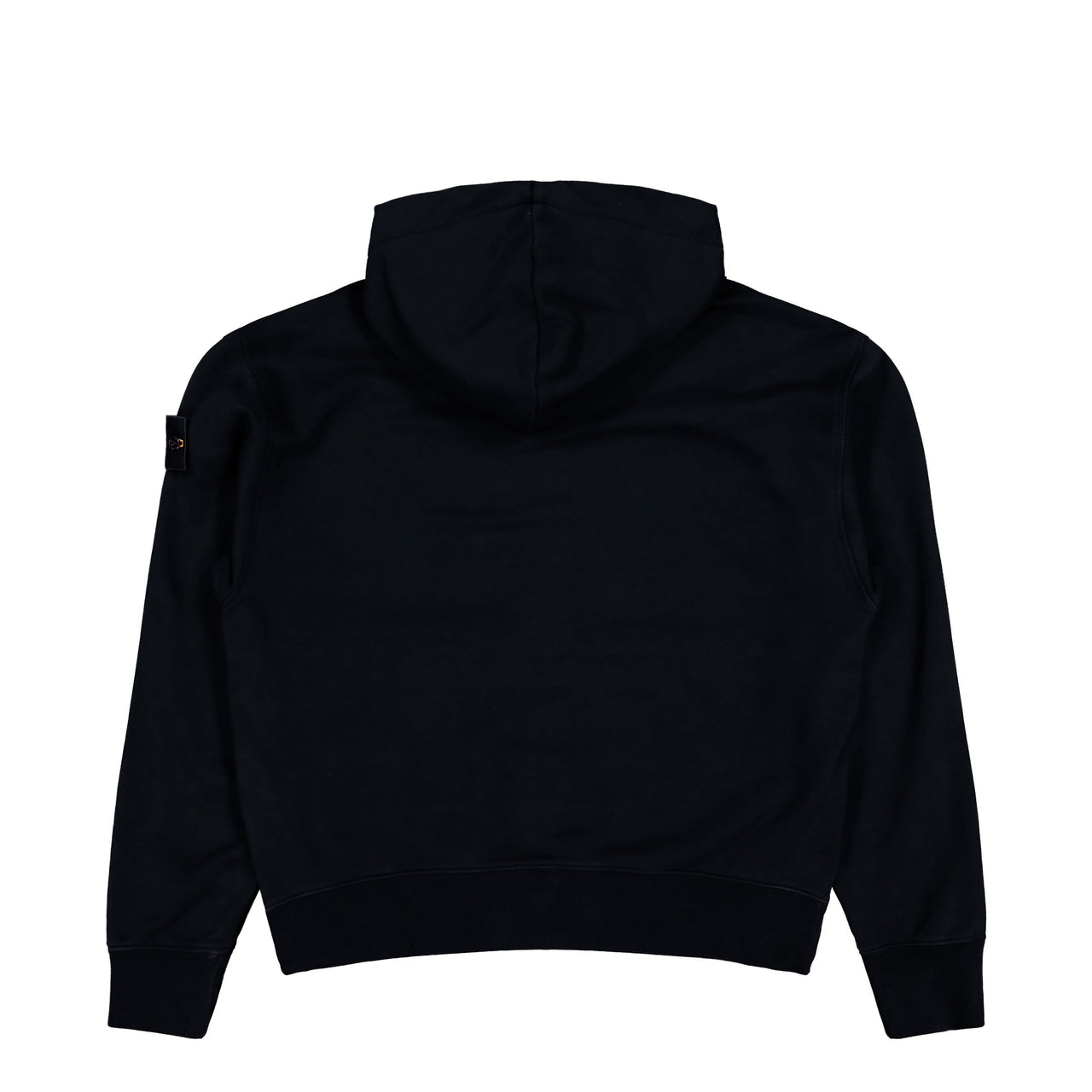 Stone Island Oversized Zip-Up Hooded Sweatshirt With Pockets Black Hoodies L2S156100009-S0051 V0029 Detail View 1 | GATE