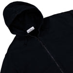 Stone Island Oversized Zip-Up Hooded Sweatshirt With Pockets Black Hoodies L2S156100009-S0051 V0029 Detail View 3 | GATE