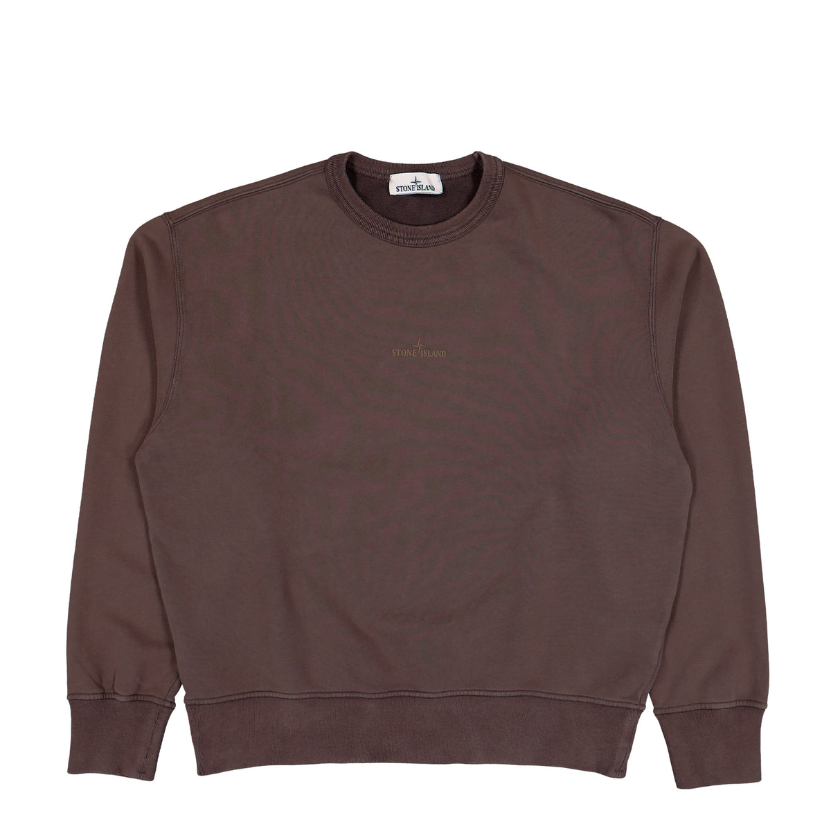 Stone Island Crewneck Sweatshirt Dark Burgundy Sweatshirts L2S156100037-S0E20 V0011 Detail View 1 | GATE