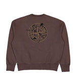 Stone Island Crewneck Sweatshirt Dark Burgundy Sweatshirts L2S156100037-S0E20 V0011 Detail View 2 | GATE