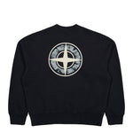 Stone Island Crewneck Sweatshirt With Compass Back Print Black  Sweatshirts L2S156100039-S0477 V0029 Detail View 2 | GATE
