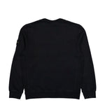 Stone Island Garment Dyed Sweatshirt With Compass Badge Black  Sweatshirts L2S156100049-S0A20 V0029 Detail View 2 | GATE
