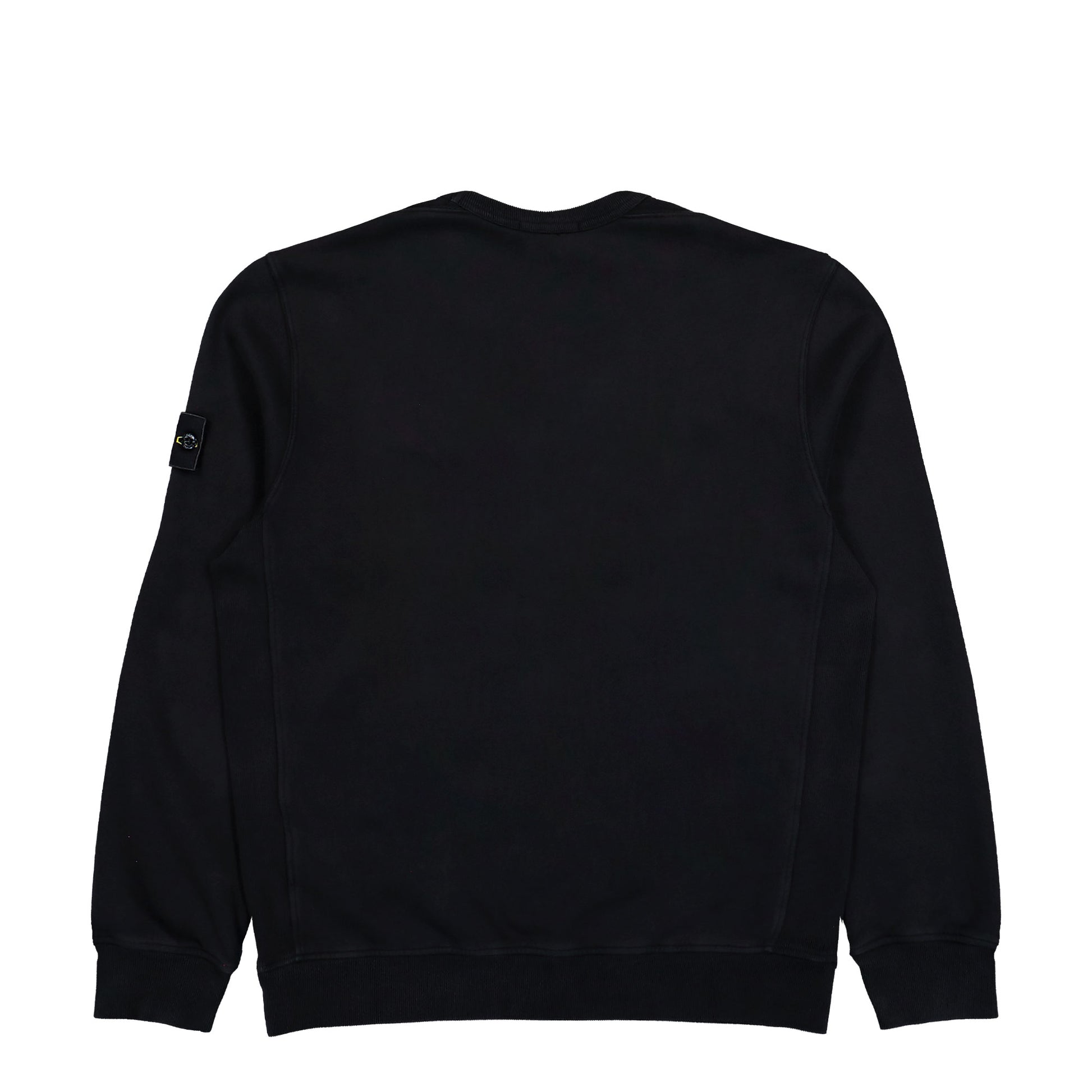 Stone Island Garment Dyed Sweatshirt With Compass Badge Black  Sweatshirts L2S156100049-S0A20 V0029 Detail View 2 | GATE
