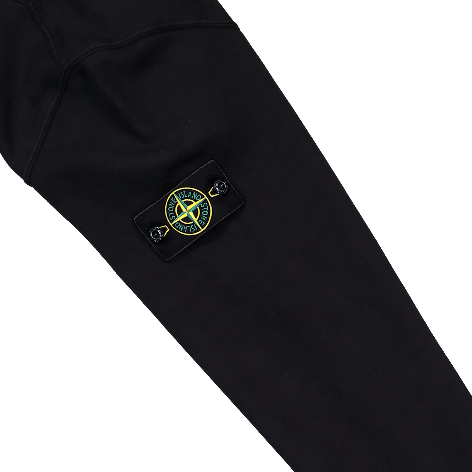 Stone Island Garment Dyed Sweatshirt With Compass Badge Black  Sweatshirts L2S156100049-S0A20 V0029 Detail View 4 | GATE
