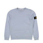 Stone Island Garment Dyed Sweatshirt With Compass Badge Ash Grey Sweatshirts L2S156100049-S0A20 V0049 Detail View 1 | GATE