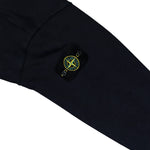 Stone Island Crewneck Sweatshirt W Button Fastening Navy Blue Sweatshirts L2S156100054-S0458 V0020 Detail View 4 | GATE