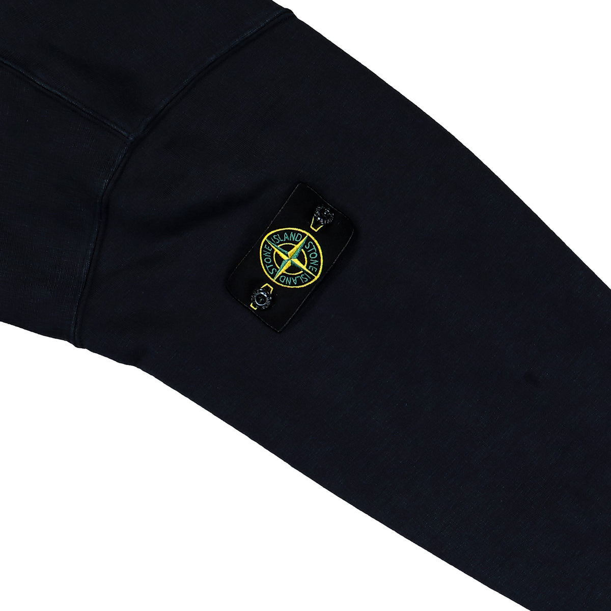 Stone Island Crewneck Sweatshirt W Button Fastening Navy Blue Sweatshirts L2S156100054-S0458 V0020 Detail View 4 | GATE