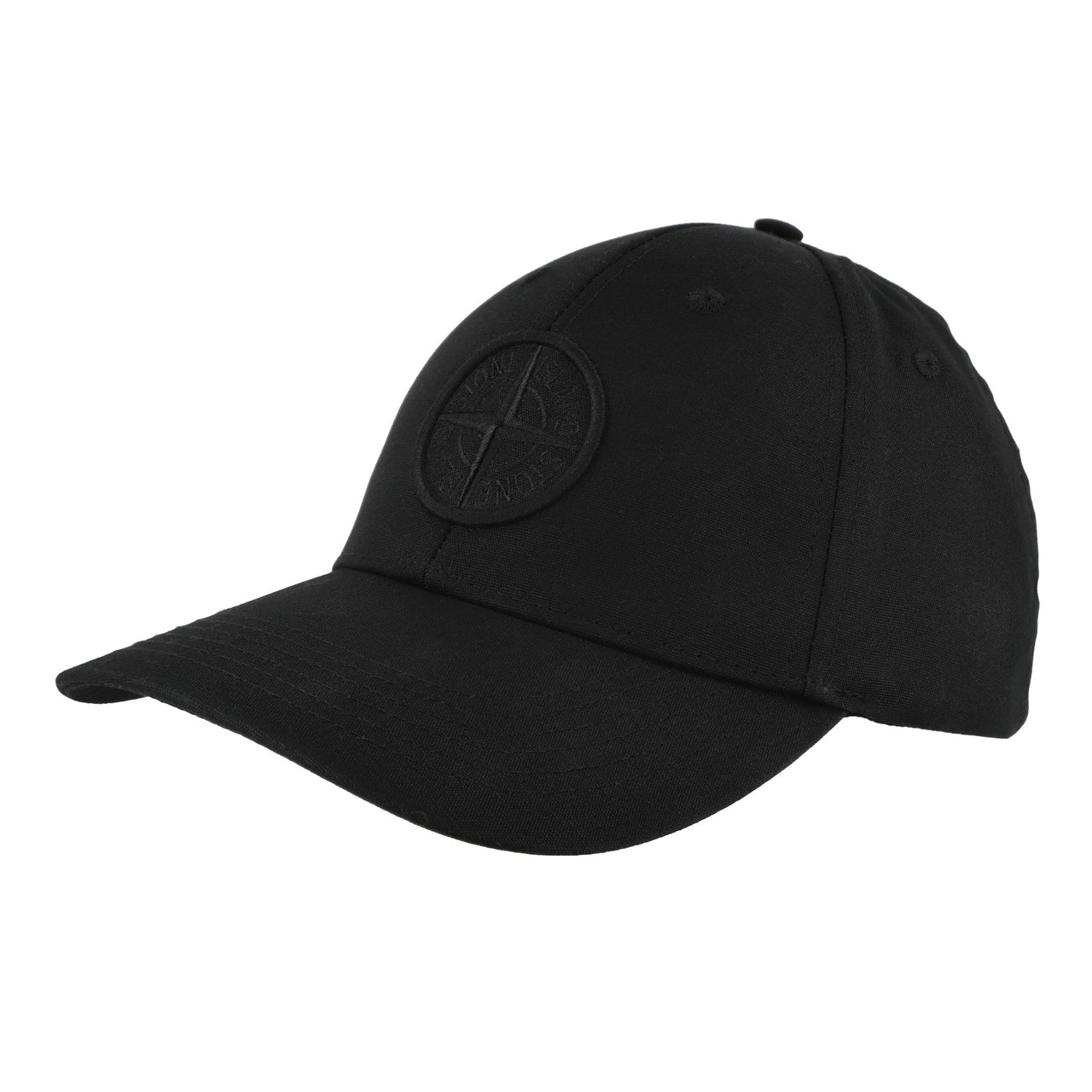 Stone Island Baseball Cap With Compass Embroidery Black Caps L2S159100013-S0248 V0029 Detail View 1 | GATE