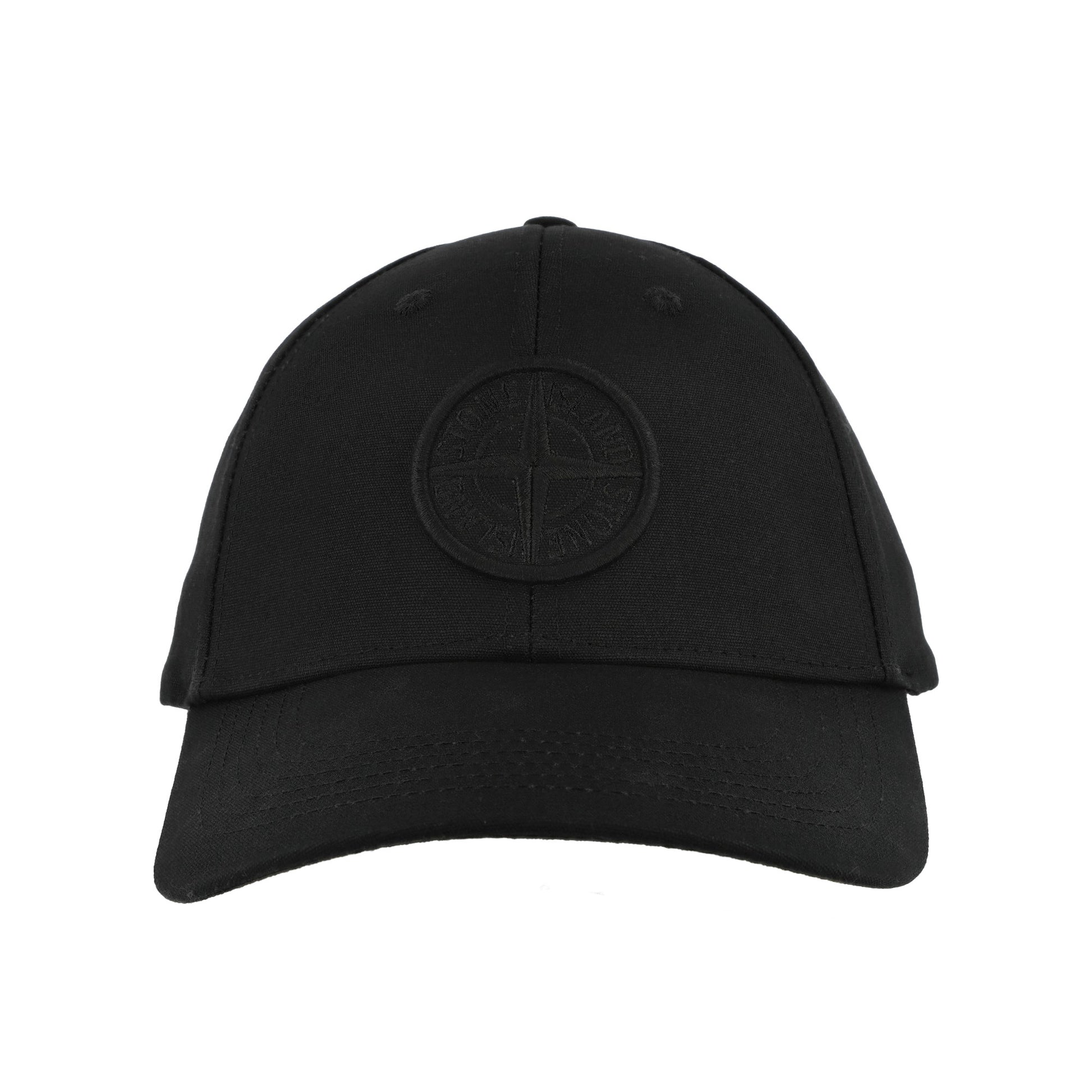 Stone Island Baseball Cap With Compass Embroidery Black Caps L2S159100013-S0248 V0029 Detail View 4 | GATE
