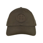 Stone Island Baseball Cap With Compass Embroidery Military Green Caps L2S159100013-S0248 V0029 Detail View 4 | GATE