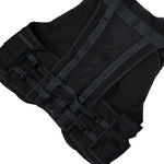 Stone Island Monofilament Organza Utility Vest With Pockets And Adjustable Belts Black Vests L2S15G100016-S0424 V0029 Detail View 5 | GATE