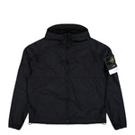 Stone Island Ultralight Stretch-TC Hooded Jacket W Anti Drop Finish Black Jackets L2S15Q100020-S0474 V0029 Detail View 1 | GATE