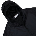Stone Island Ultralight Stretch-TC Hooded Jacket W Anti Drop Finish Black Jackets L2S15Q100020-S0474 V0029 Detail View 3 | GATE