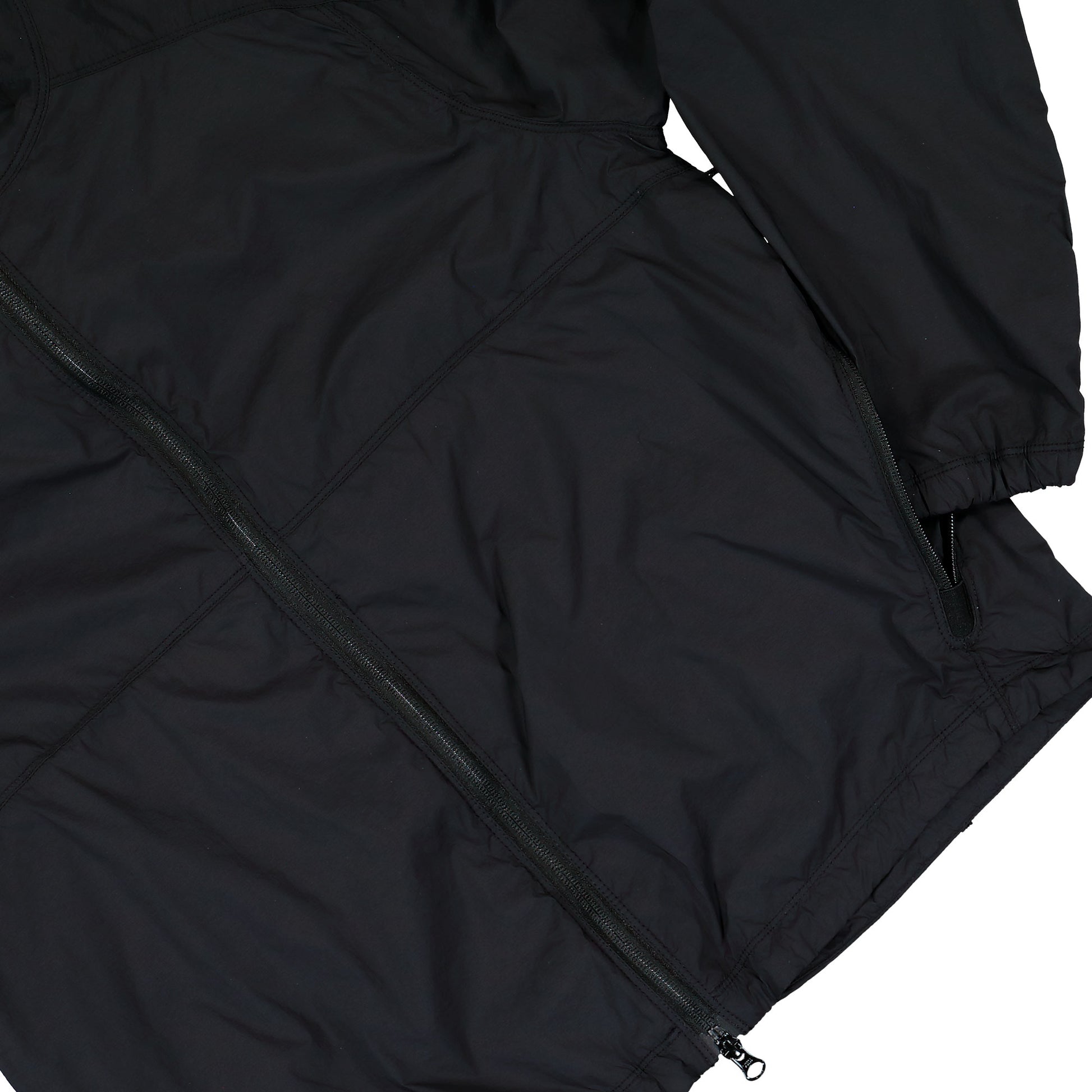 Stone Island Ultralight Stretch-TC Hooded Jacket W Anti Drop Finish Black Jackets L2S15Q100020-S0474 V0029 Detail View 4 | GATE